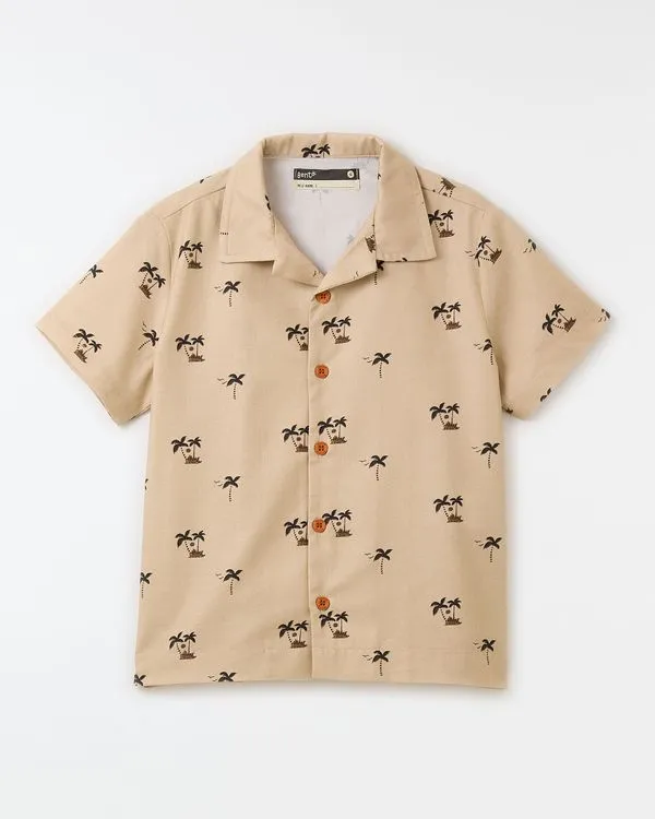 Camisa Ilha Est Ilha Fundo Bege Trigo - 2