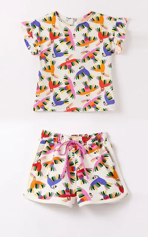 Conjunto Malha Pajaritos Est Pajaritos Fundo Off - 4