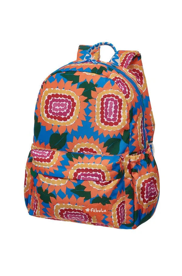 Mochila Flor De Sol Est Flor De Sol Fundo Azul Sideral - U