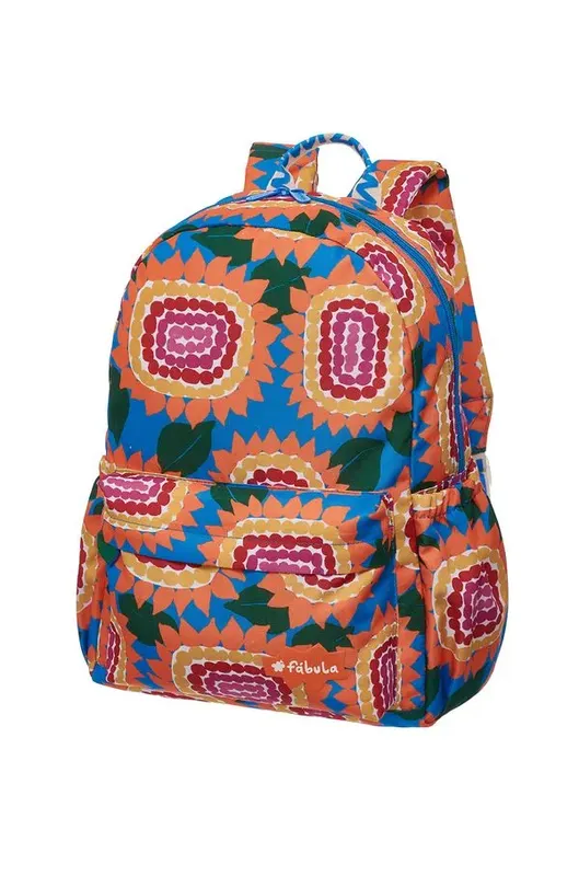 Mochila Flor De Sol Est Flor De Sol Fundo Azul Sideral - U