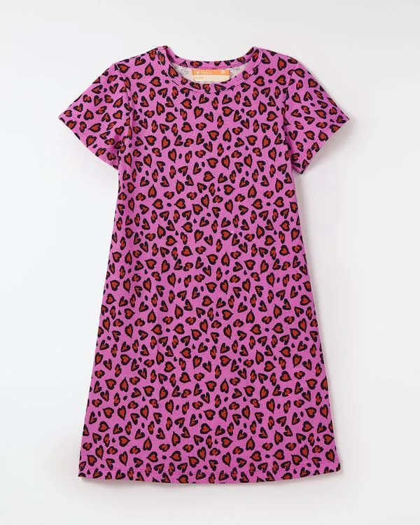 Vestido Silk Carinhonça Est Carinhonça Fundo_Rosa Corazon - 10