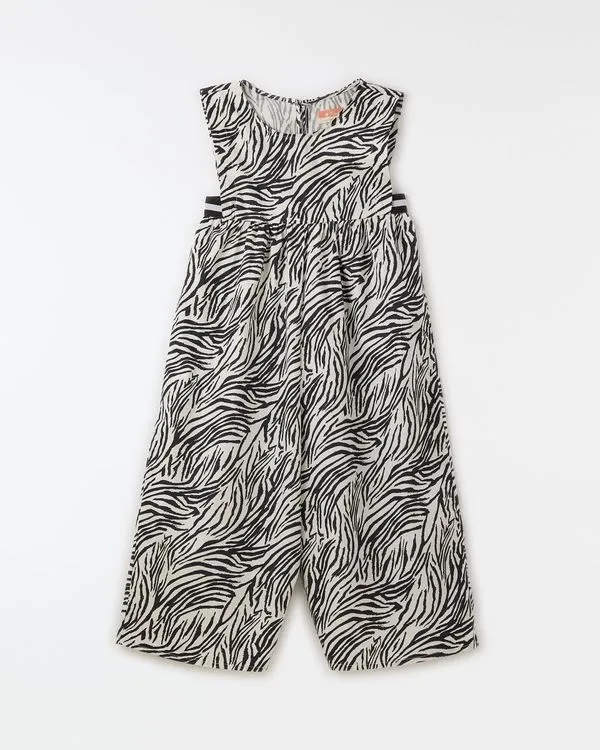 Macacao Zebrada Est Zebrada Fundo Off White - 8