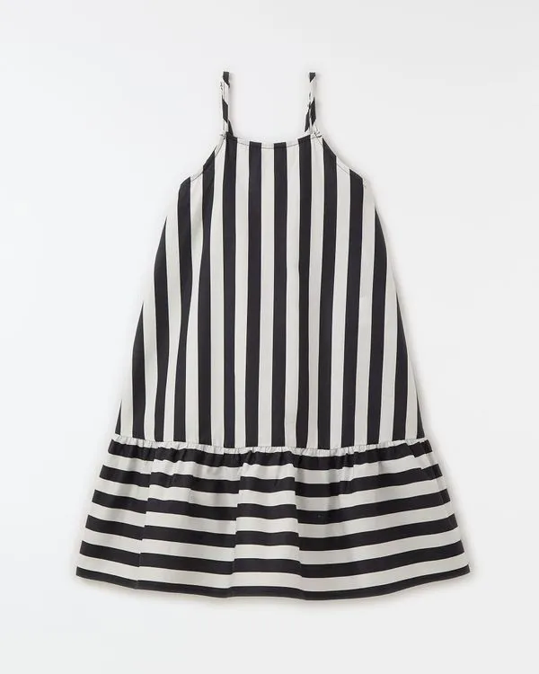 Vestido Listra Zebrada Est Listra Zebrada Fundo Off - 6