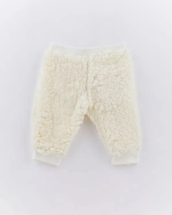 Calca Bebe Bordado Caopanheiro Off White - 3M