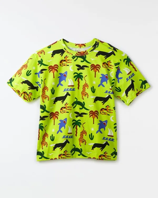 Camiseta Malha Album Selvagem Est Album Selvagem Fundo Limao Citrico - 4