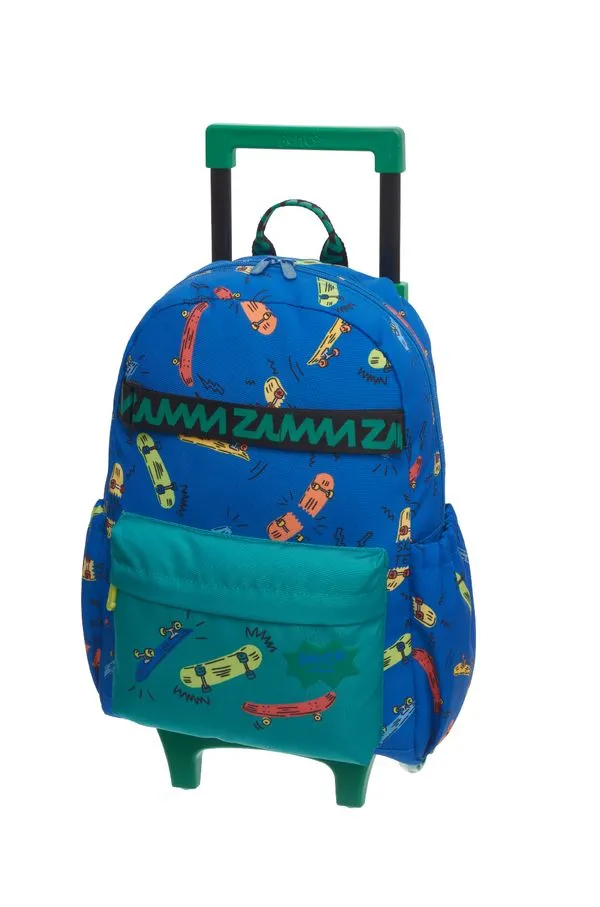 Mochila Carrinho Flop Est Flop Fundo Azul Profundo } - U