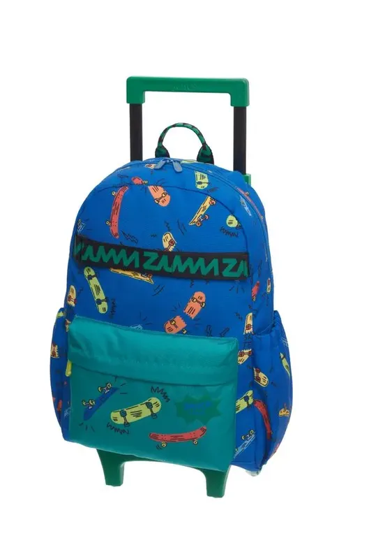 Mochila Carrinho Flop Est Flop Fundo Azul Profundo } - U