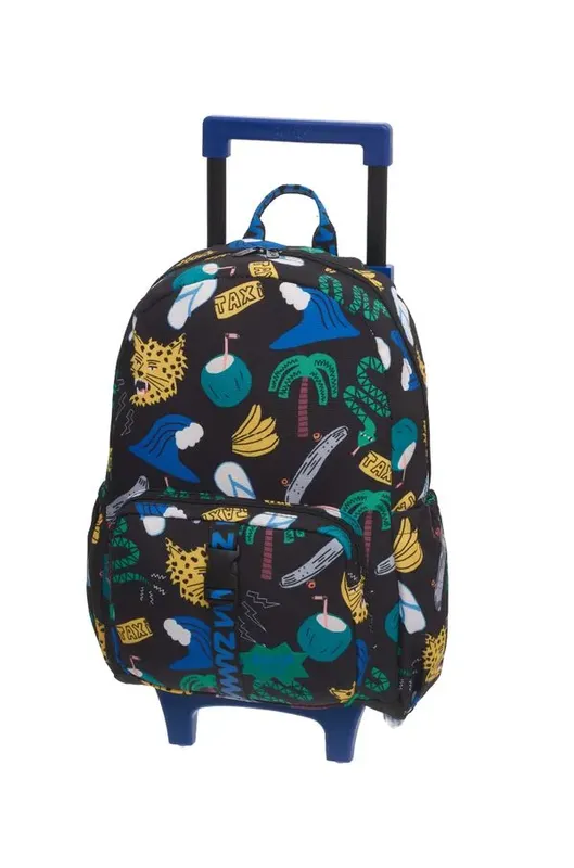 Mochila Carrinho Ferozes Est Ferozes Fundo Preto } - U
