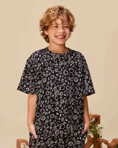 Camiseta Malha Estrelar Est Estrelar Fundo Preto - 8