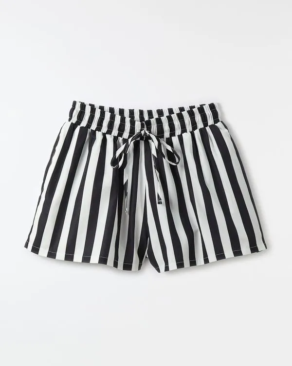 Short Listra Zebrada Est Listra Fundo Zebrada - 10