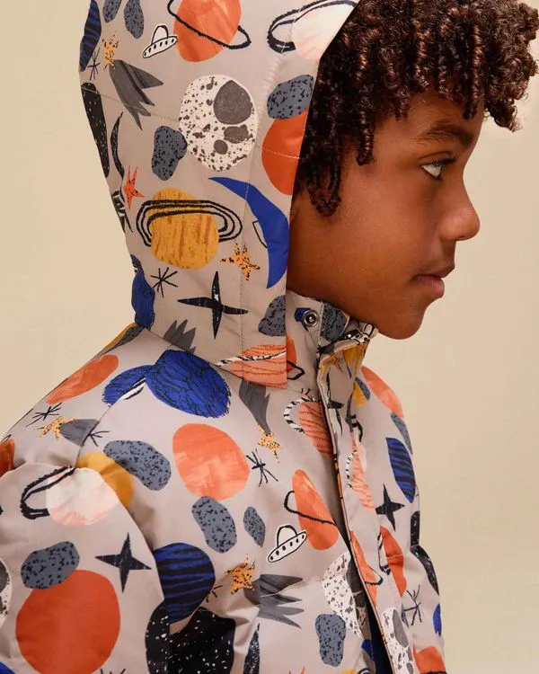Puffer Planetas Est Planetas Fundo Khaki Medio - 6