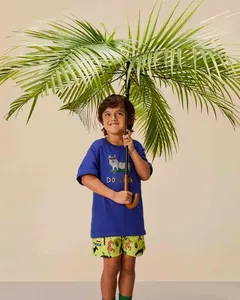 Camiseta Silk Doguinho Radical Azul Cannes - 8