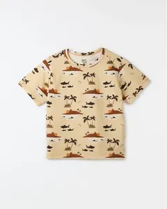 Camiseta Malha Ilha Perigosa Est Ilha Perigosa Fundo Bege Trigo - 8