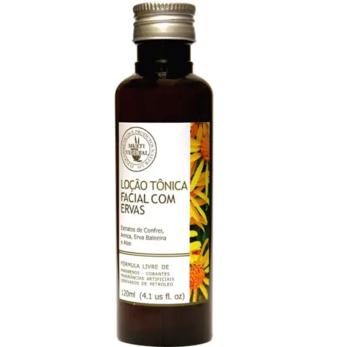 Loção Tônica Facial Com Ervas 120 ml
