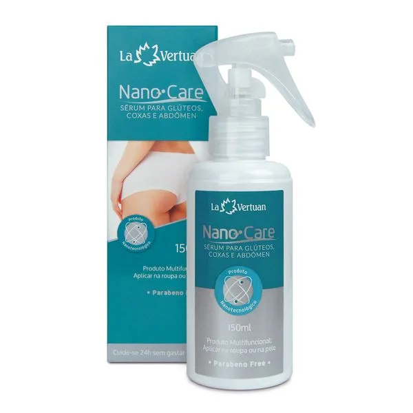 NanoCare Sérum para Glúteos, Coxas e Abdômen com aplicação Têxtil de La Vertuan 150 ml