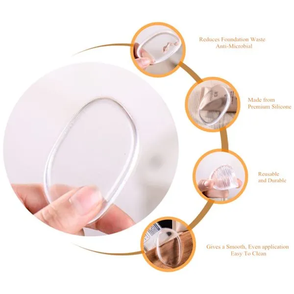 Esponja para maquiagem de Silicone Makeup 1unid