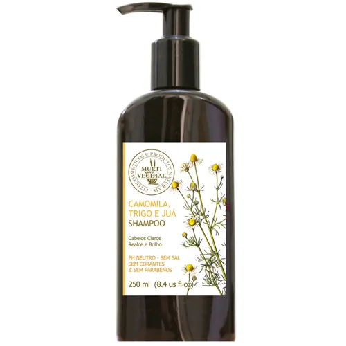 Shampoo Camomila, Trigo E Juá 250 ml