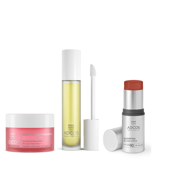 Trio Glow 3 Itens | Coral Rosé