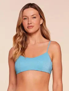 Top Faixa Lisos Sereno BRIGHT BLUE P