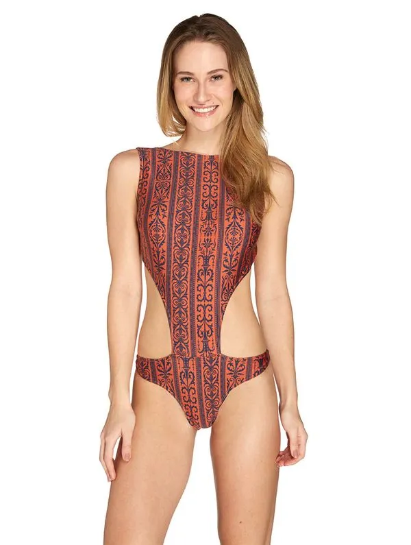 Body com Recortes Mallorca LARANJA M