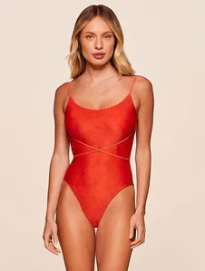 Maiô Regata Estampado Brise VERMELHO M