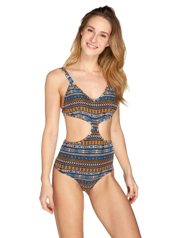 Body com Recortes Sunset AZUL M