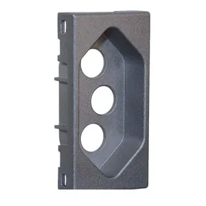 Tampa Tomada 2P+T 10A/20A Pial Vela Grafite Novo ABNT 685241 - Pial