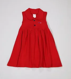 Vestido Suedine Liso - 5675 Vermelho - 1