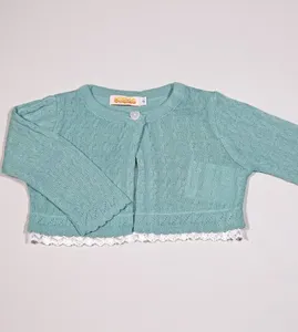 Casaquinho Bolero Delicado - 41762AB Verde Verde - P