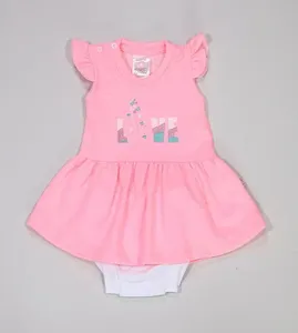 Vestido Malha Love Com Calcinha - 5670 Rosa - M
