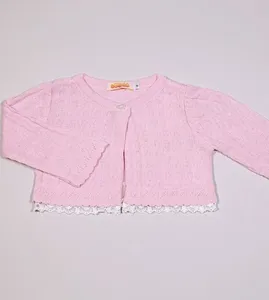 Casaquinho Bolero Delicado - 41762AB Rosa Rosa - 2