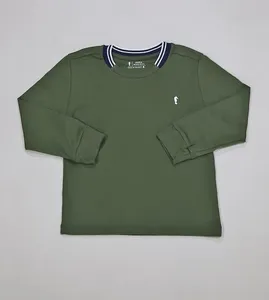 Camiseta Manga Longa Basic - 1251093 Verde - 6