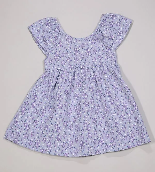 Vestido Florzinhas - 5669 Lilas - 3