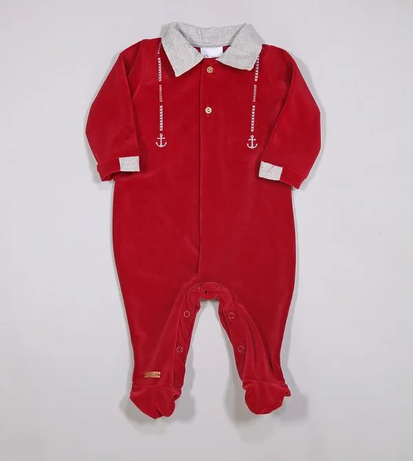 Macacão Plush Ultramicro - 16079 Vermelho - P