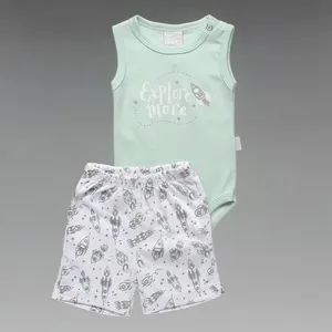 Conjunto Body e Shorts Explore - 20093 Verde - P