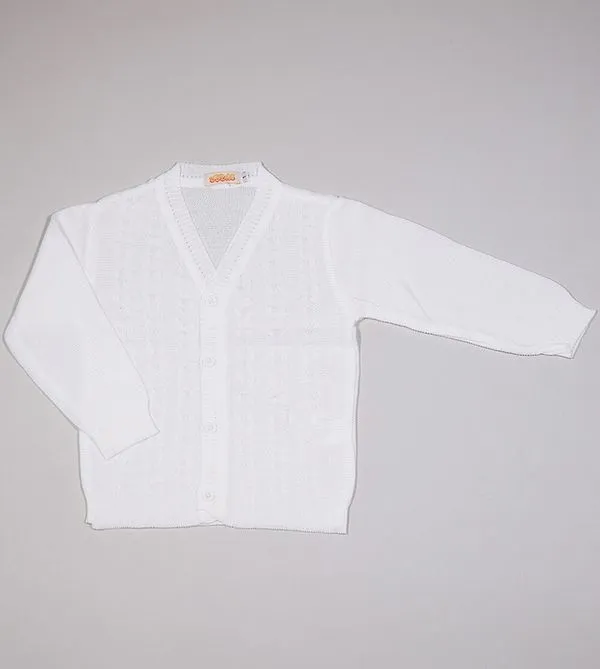 Casaco Delicado Noruega - 41768AB Branco Branco - G