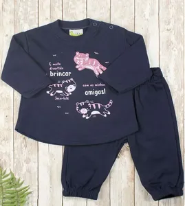 Conjunto Moletom Girls - 46186 Marinho - P