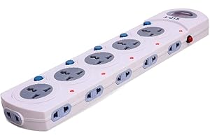 X-Zhang Fonte Régua Estabilizador Extensão - 16 Saídas/Tomadas 3000W