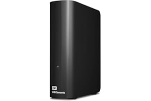 Western Digital Disco rígido externo de mesa Elements de 10 TB, disco rígido externo USB 3.0 para armazenamento plug-and-play