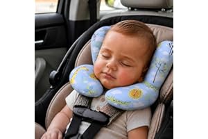 Almofada Pescoço Bebê Apoio De Cabeça Cervical, Protetor Bebê Conforto, Carrinho, Cadeirinha Segurança, Travesseiro Bebê Anat