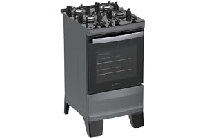 Fogão 4 Bocas Atlas Agile Up com Mesa de Vidro A Gás Bivolt