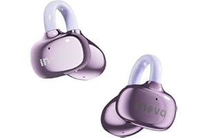 INAVA Versão Aprimorada Fone de Ouvido com Clipe. Ajuste Confortável, Som Claro, 50h, Bluetooth 6.1. para Mulheres, Crianças,