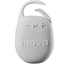 INAVA Caixa de Som Bluetooth, Clip 5, Som Estéreo, 12 Horas de Reprodução, Conectividade Bluetooth 5.4, IPX6, Mosquetão Int…