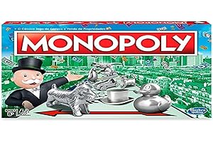 Hasbro Games, Jogo de Tabuleiro, Monopoly - Jogos para Adultos e Crianças, Educação Financeira, 2 a 6 Jogadores - A partir de