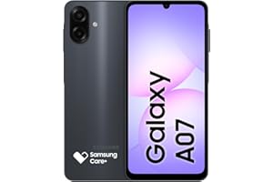 Celular Samsung Galaxy A07 128GB, 4GB, Câm. 50MP, Tela 6.7"- Preto