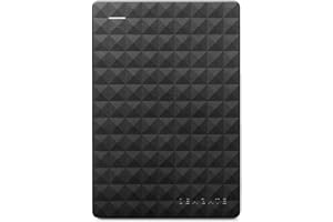 Seagate STEA1000400 Expansão - Disco Rígido Externo Portátil de 1 TB para PC com USB 3.0, Preto
