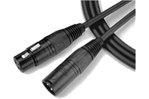 CABO PARA MICROFONE XLR MACHO/XLR FEMEA NINJA LW 30FT 9,15 METROS PRETO - SANTO ANGELO