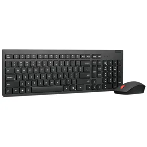 Teclado e mouse sem fio Lenovo Essential Português (Brasil) (pilhas não inclusas) - 4X31R64458