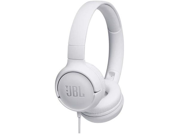 Fone de Ouvido JBL com Microfone Branco