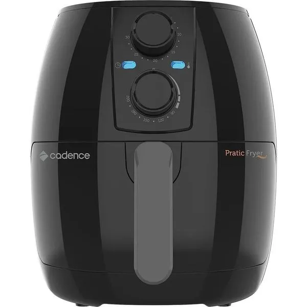 Fritadeira Elétrica Sem Óleo Cadence Pratic Fryer FRT515 3L 1250W Preta